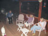 Summer on the Deck - Sharon, Micki, Tresa . . . and Harley